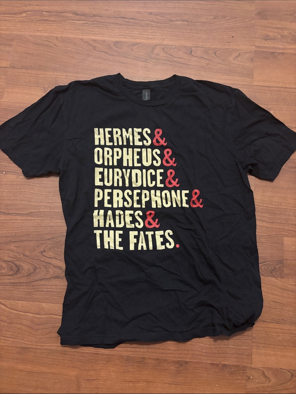 Hadestown Graphic T-Shirt with Red Accents